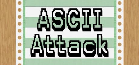 ASCIIアタック:ドットマトリクス紙上のレトロ弾幕アクション