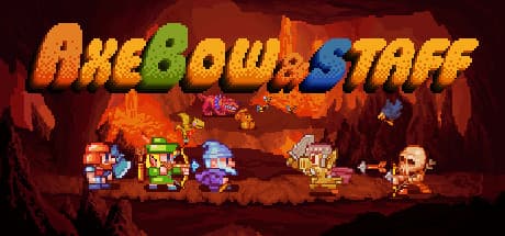 Axe, Bow & Staff — Pixel Art Co-op Runner RPG
