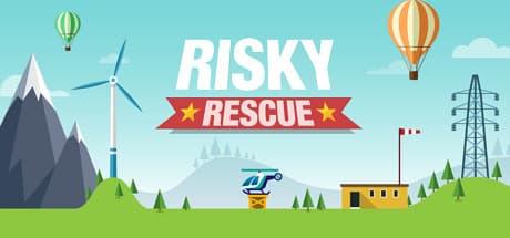 Risky Rescue: Pilot Choppers in a Demanding Arcade Challenge