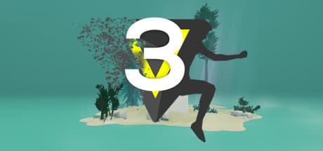 VThree:リーダーボードを駆け上がる、ハイスピード一人称プラットフォーマー