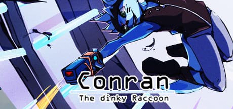 Conran - dinky Raccoon: 青いアライグマのウェーブサバイバルシューター