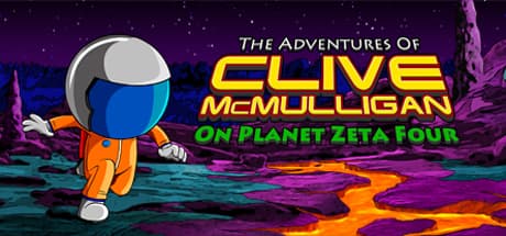 惑星ゼータ・フォーのクライヴ・マクマディガン：重力操作パズルプラットフォーマー