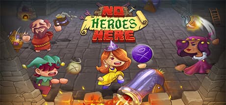 No Heroes Here:混沌とした中世の協力防衛ゲーム