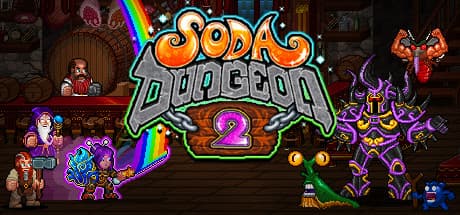 Soda Dungeon 2: ソーダジャンキーを雇い、ダンジョンを攻略し、酒場をアップグレードする放置系RPG