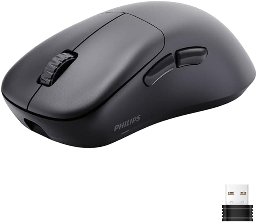 フィリップスゲーミングマウス無線マウス超軽量 52g 3モード接続 bluetooth