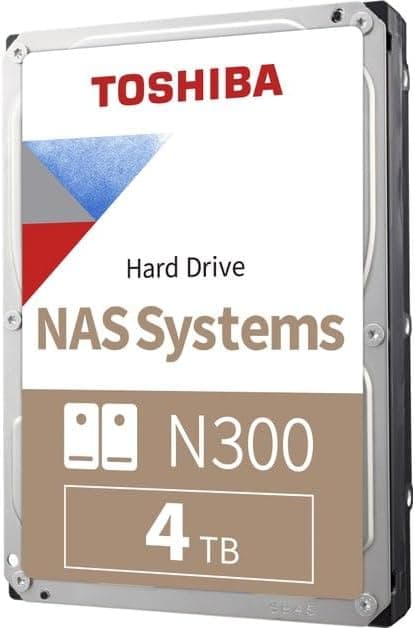 東芝 N300 NAS - ハードドライブ - 4TB - 内蔵型 - 3.5インチ - SATA 6Gb