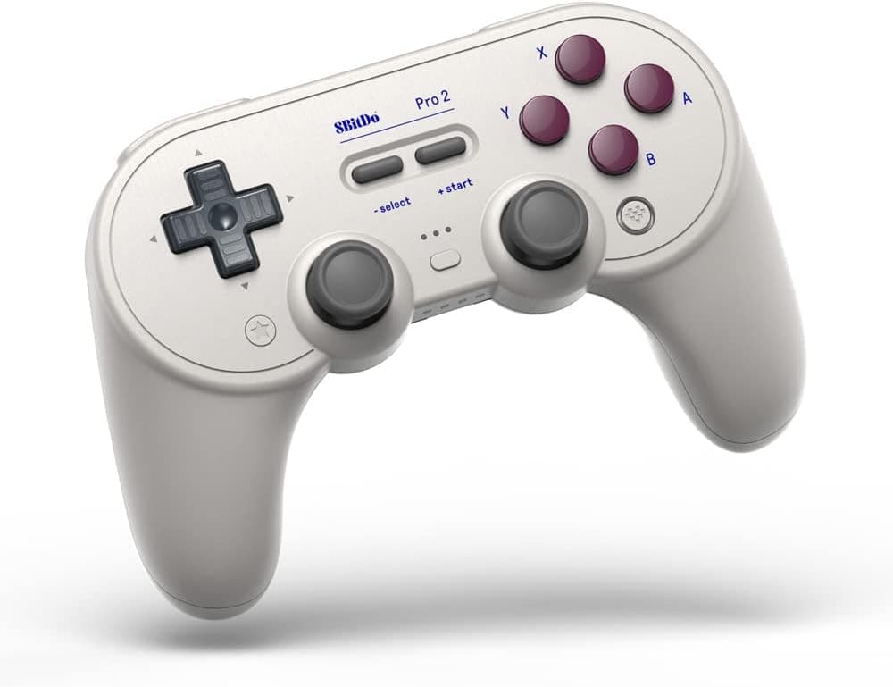 8Bitdo Pro 2 ゲームパッド(G Classic バージョン)NS Switch・PC・Android・macOS・Steam Deck・iPhone・iPad・macOS・Apple TV・Respberry Pi用