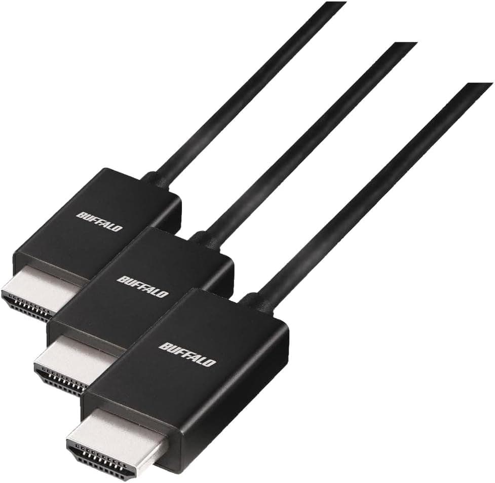 バッファロー USB Type-C HDMI 変換ケーブル 2m 4K(60Hz)対応マルチディスプレイミラーリング BSCHD20BK
