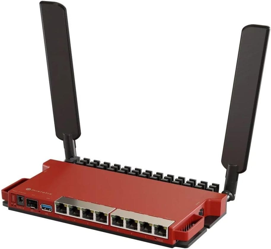 Mikrotik L009UiGS-2HaxD-IN routeur sans fil Gigabit Ethernet Monoband (2.4 GHz) Rouge
