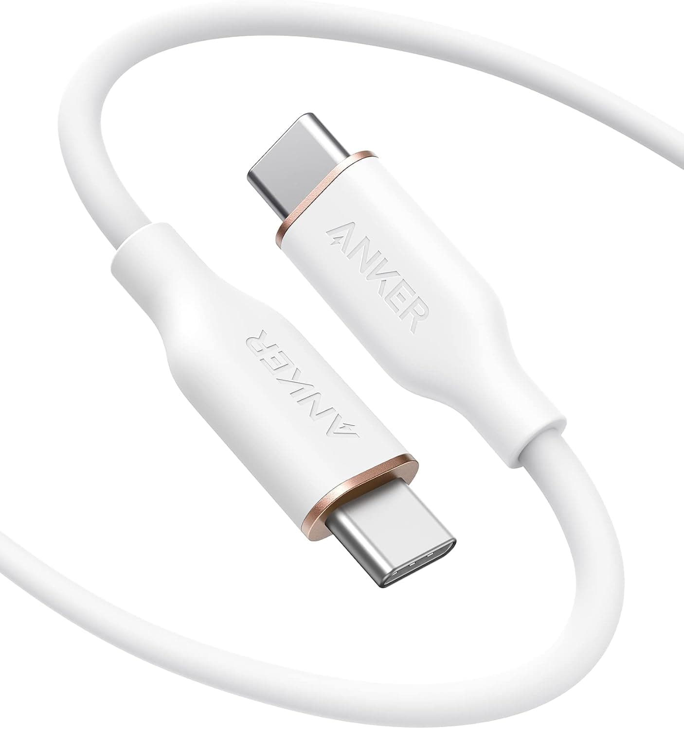 Anker PowerLine III Flow USB-C & USB-C ケーブル (1.8m クラウドホワイト)