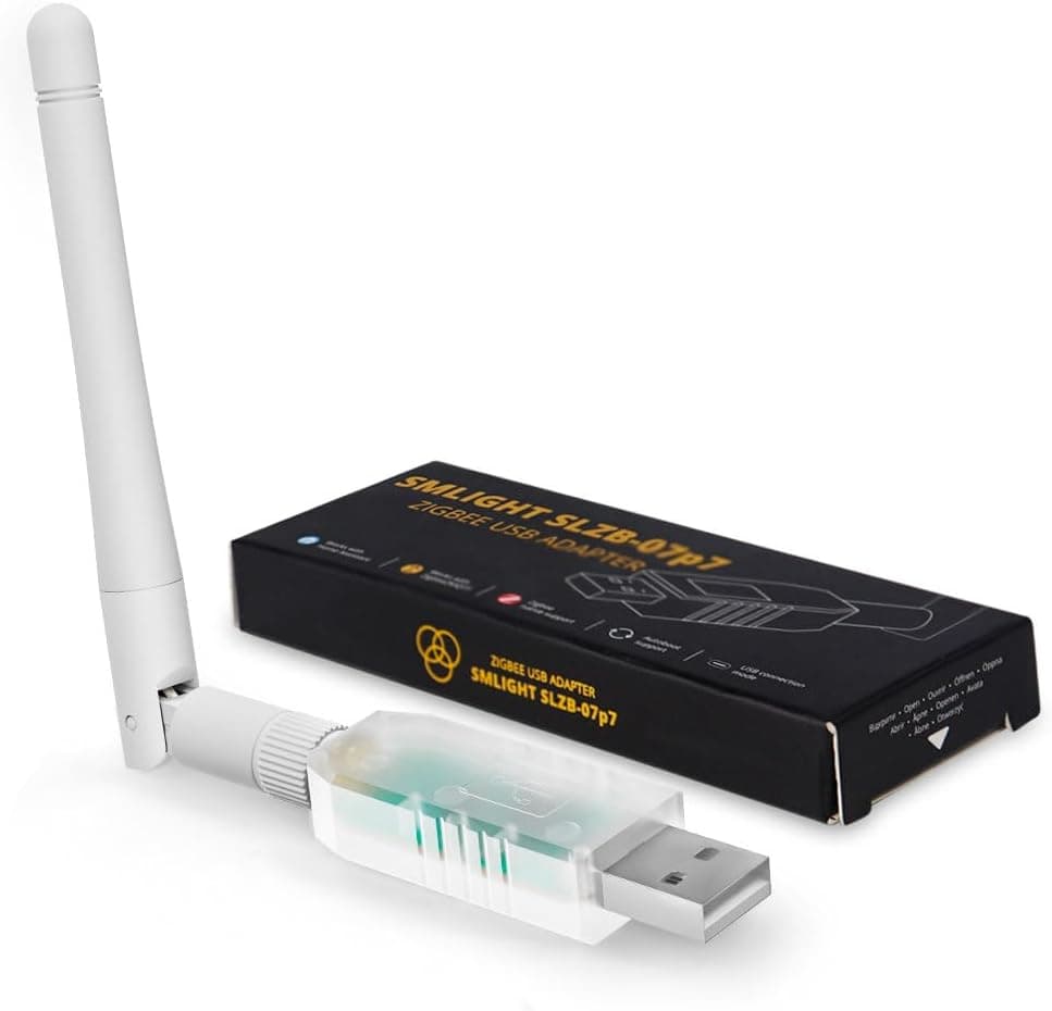LOAMLIN SMLIGHT SLZB-07p7 Zigbee 3.0 USBコーディネーター - フラッシュ済みですぐに使えるZigbeeアダプター ZHA Home AssistantとZigbee2MQTT用