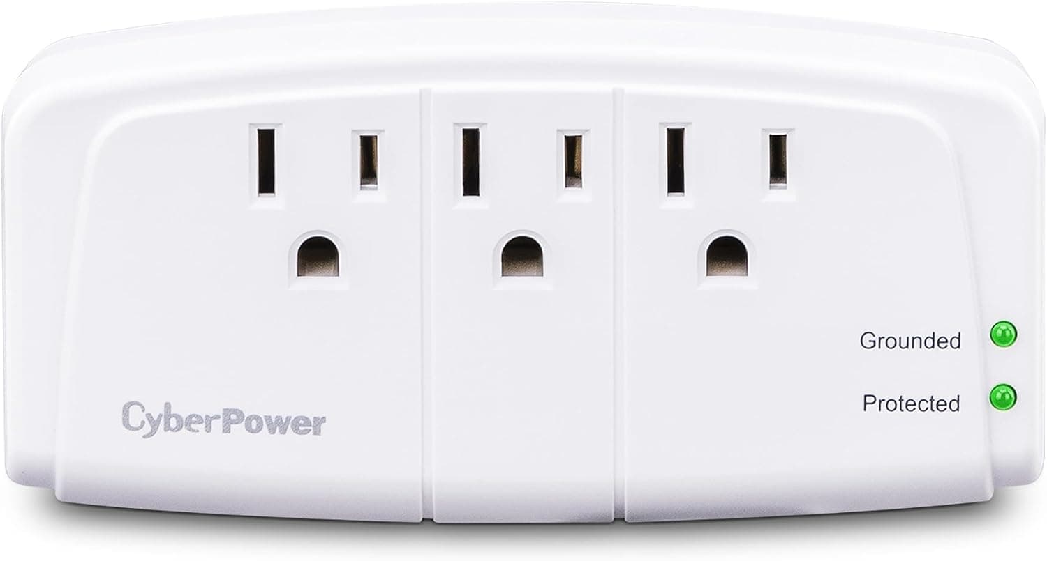 CyberPower Essential Series CSB300W - Surge protector - AC 125 V - output connectors