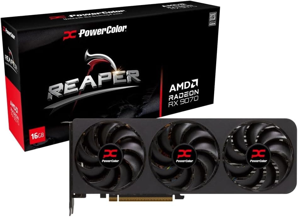PowerColor Reaper AMD Radeon RX 9070 16GB GDDR6。