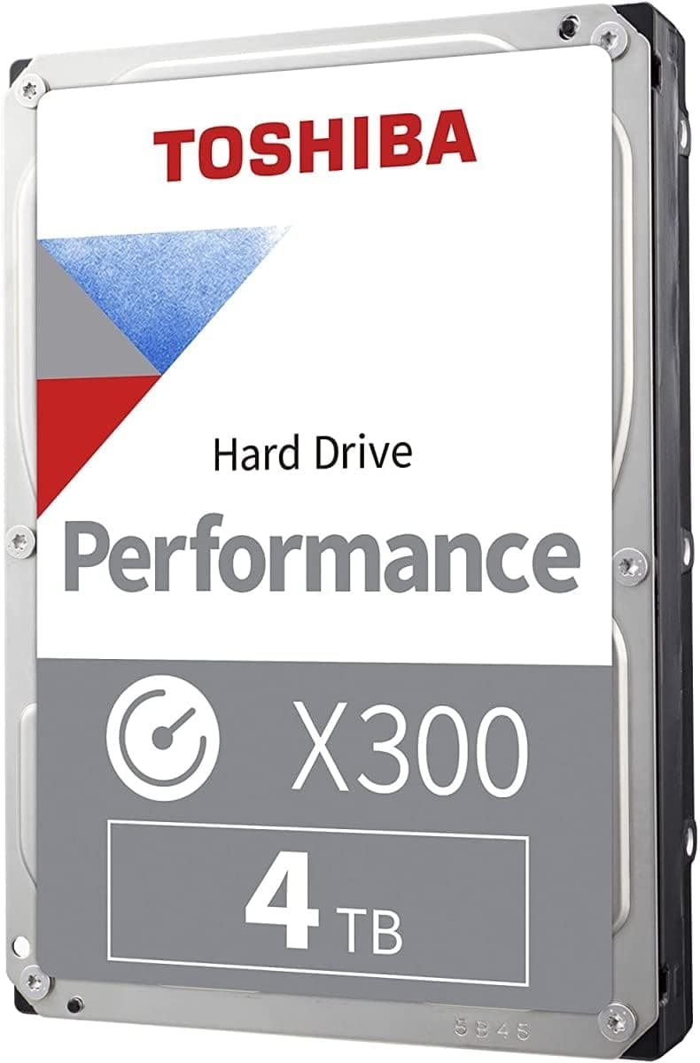 東芝 X300 4TB パフォーマンス & ゲーミング 3.5インチ内蔵ハードドライブ - CMR SATA 6 GB