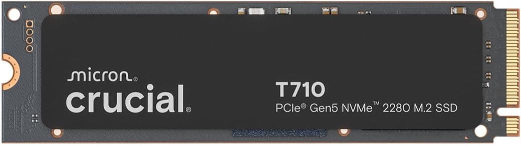 Crucial T710 2TB Gen5 NVMe SSD 最大14