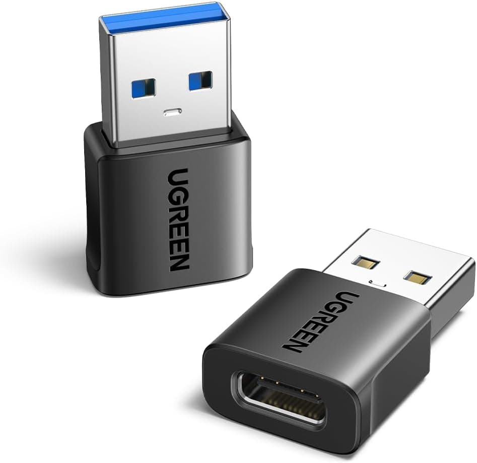 UGREEN USB Type-C 変換アダプタ USB 3.1 10Gbps Type C メス to USB 3.0 オス変換 QC3.0 急速充電と高速データ転送同期 Windows 10