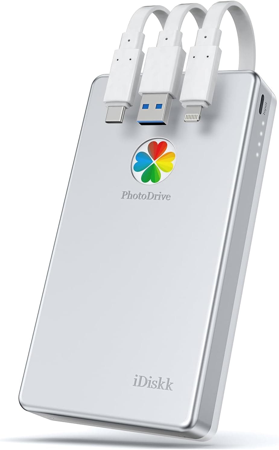 iDiskk 4TB A-pple認定外付けハードドライブ プラグアンドプレイストレージ iPhone 17