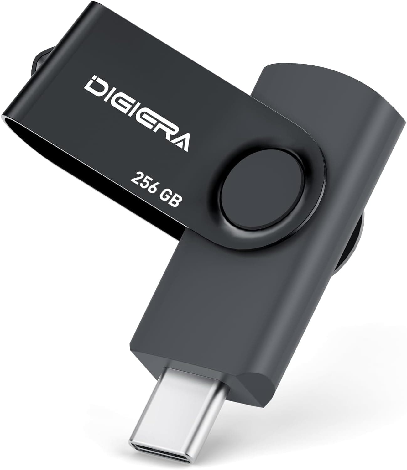 DIGIERA (ディジエラ) 256GB フラッシュドライブ USB 3.2 Gen 1 Type-C サムドライブ 140MB