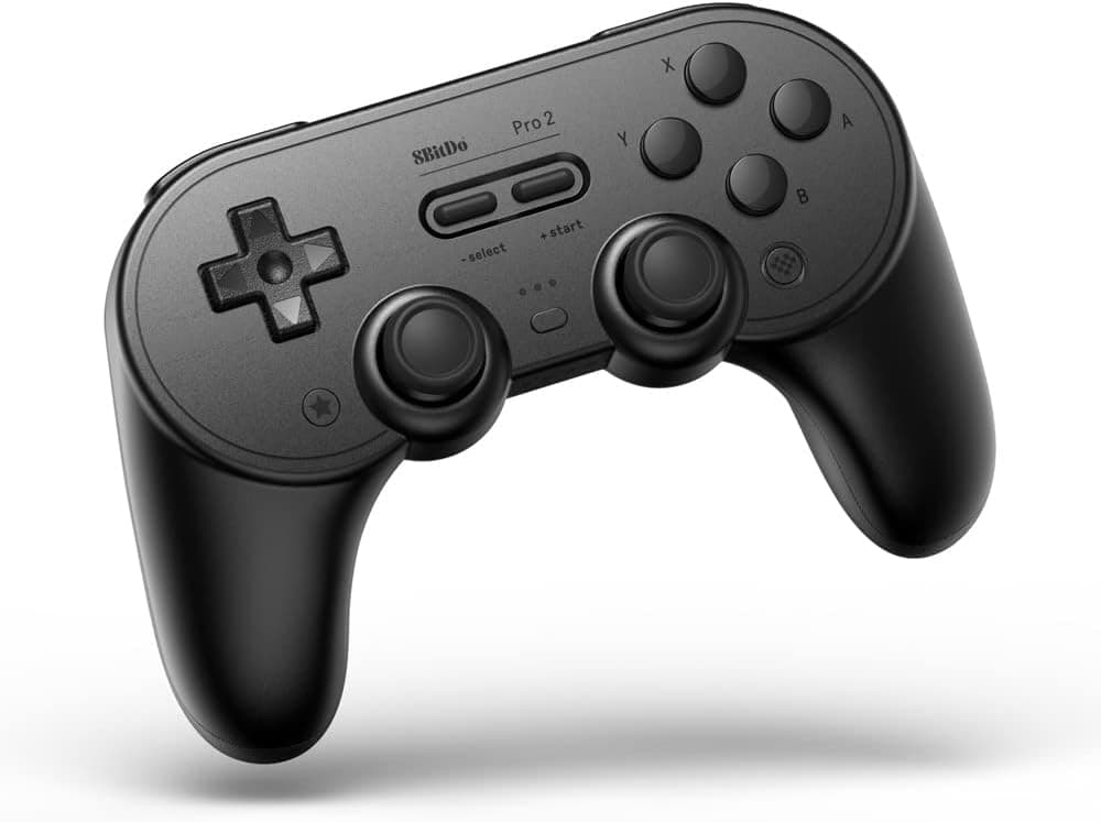 8Bitdo Pro 2 ゲームパッド(ブラックエディション) NS Switch・PC・Android・macOS・Steam Deck・iPhone・iPad・macOS・Apple TV・Respberry Pi用