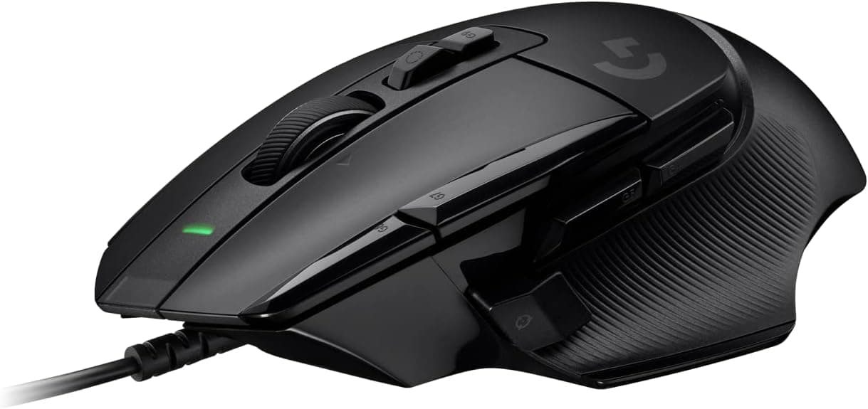Logicool G ゲーミングマウス G502 X 有線ゲーミングマウス G502X-BK LIGHTFORCE ハイブリッドスイッチ HERO 25K センサー 13個プログラムボタン軽量 89g G502X ブラック PC windows mac 国内正規品 【 ファイナルファンタジー XIV 推奨モデル
