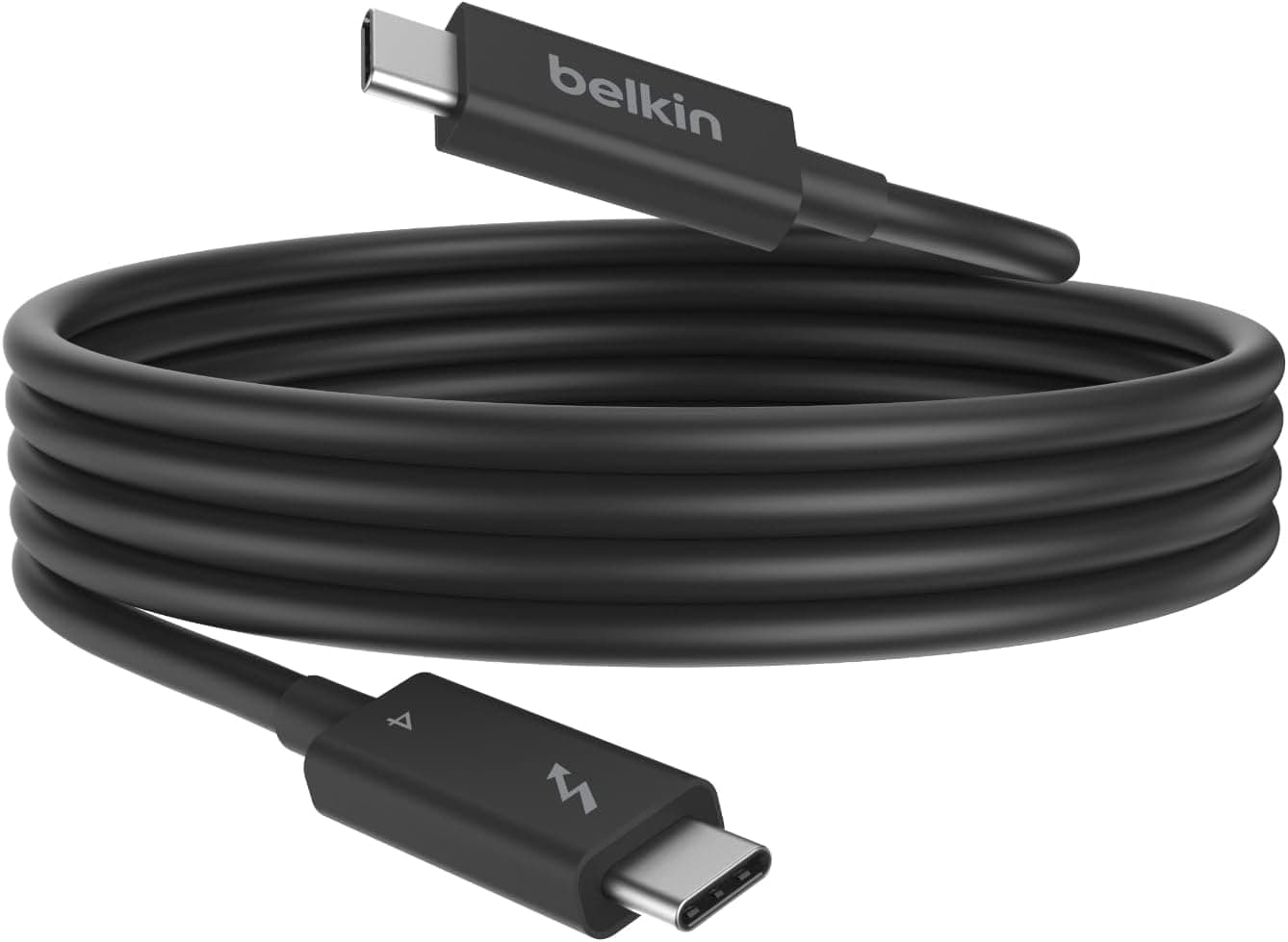 Belkin Thunderbolt 4 ケーブル 1m 40Gbps 100W PD 8K対応 USB4準拠ブラック