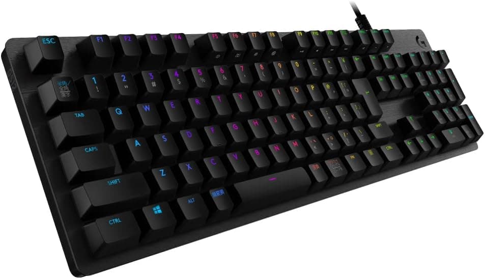 Logicool G ゲーミングキーボード G512r-LN 有線リニア赤軸静かなタイピング GXスイッチ日本語配列 LIGHTSYNC RGB USB パススルー ゲーミングキーボードメカニカルキーボード G512 PC window mac Chrome ブラック国内正規品 【 ファイナルファンタジー