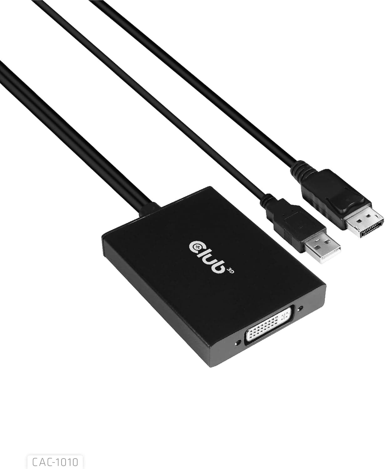 Club 3D DisplayPort to DVI-D DUAL LINK Active Adapter アクティブアダプタ [HDCP ON バージョン]（CAC-1010）