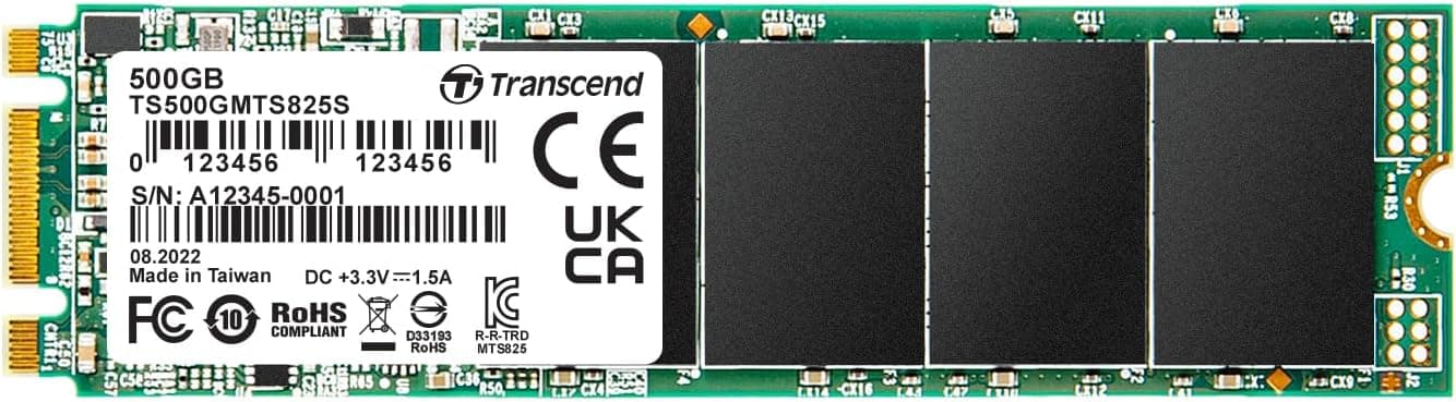 Transcend SSD 825S M.2 500GB シリアルATA III 3D NAND。