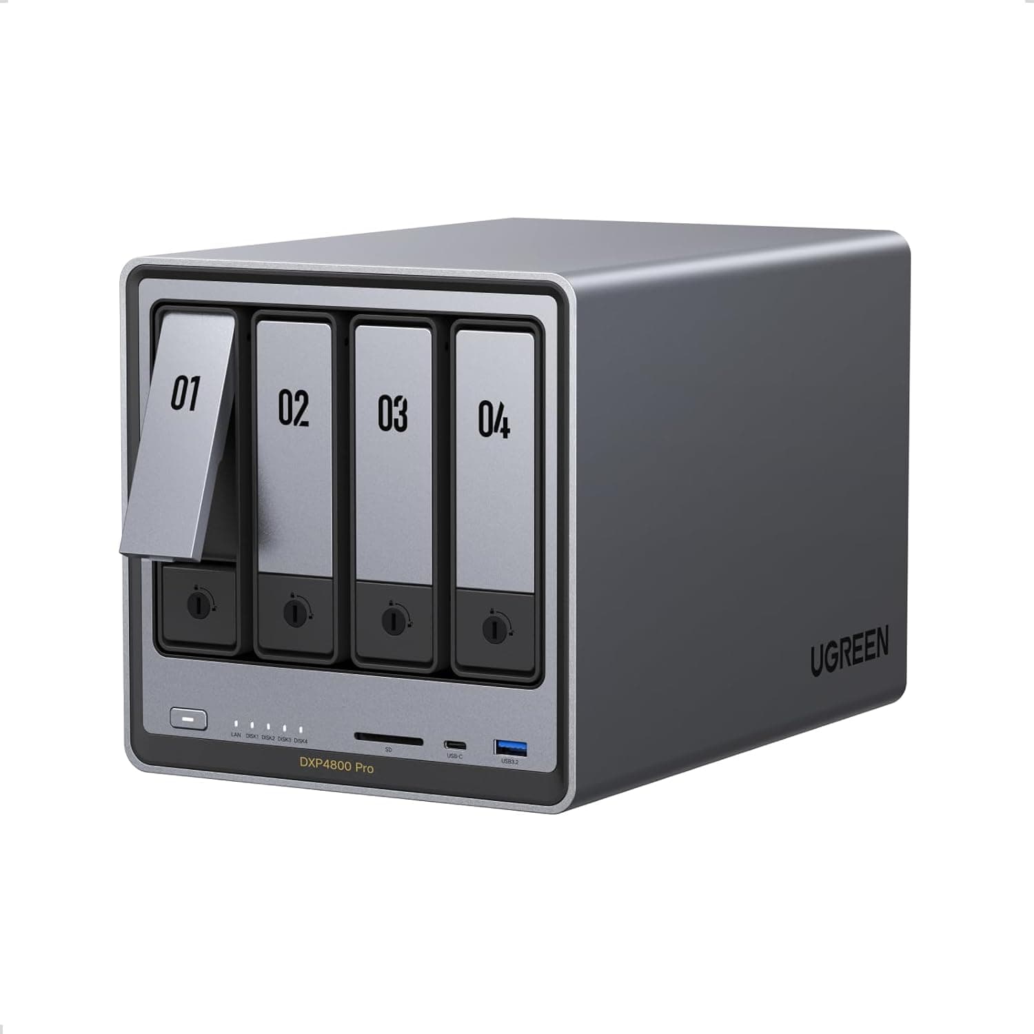 UGREEN NASync DXP4800 Pro 4-Bay 8GB デスクトップNAS
