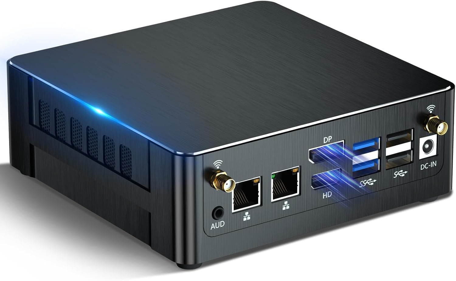 Kinupute Mini PC デスクトップコンピュータ Core i9-13900H 14コア Win-11 Pro(TPM2.0) 64G DDR4 2T M.2 PCIE4.0 SSD 2.5G+1G LAN DP