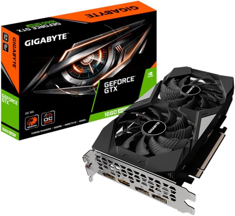 Gigabyte GeForce GTX 1660 Super OC 6GB グラフィック。