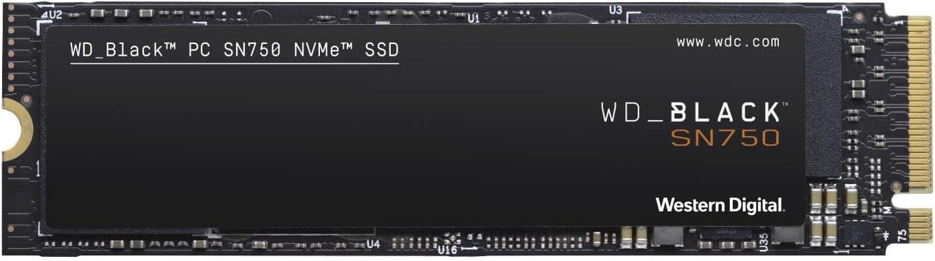 Western Digital ウエスタンデジタル 内蔵SSD 2TB WD Black SN750 ゲーム向け M.2-2280 NVMe WDS200T3X0C-EC 【国内正規代理店品】