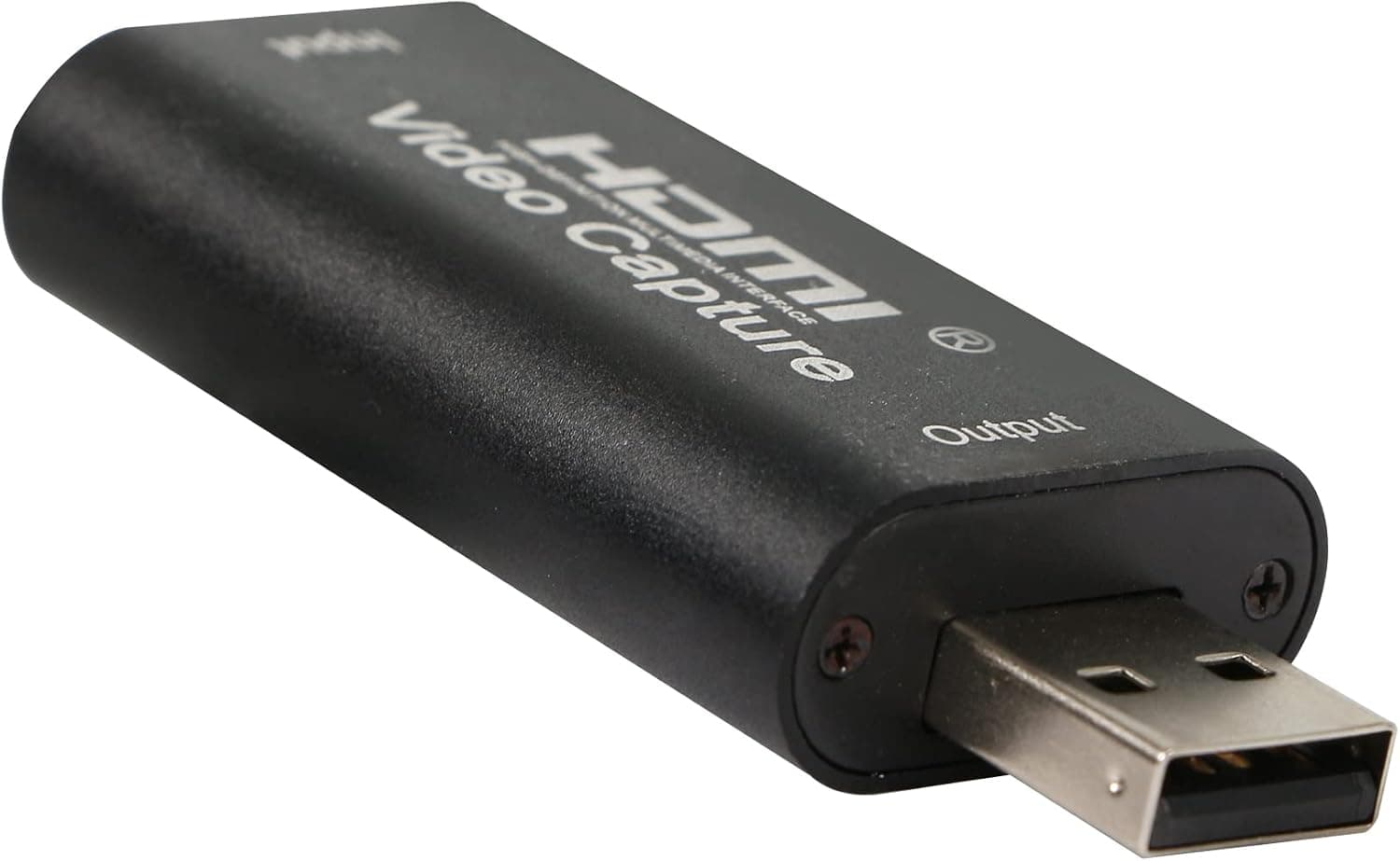 QIANRENON HDMIビデオキャプチャカード 4K HDMI - USB2.0 キャプチャアダプター 1080P 30fps レコードデジタル一眼レフカメラカムコーダー - ゲームライブストリーミングビデオ Nintendo Switch 等用ブラック