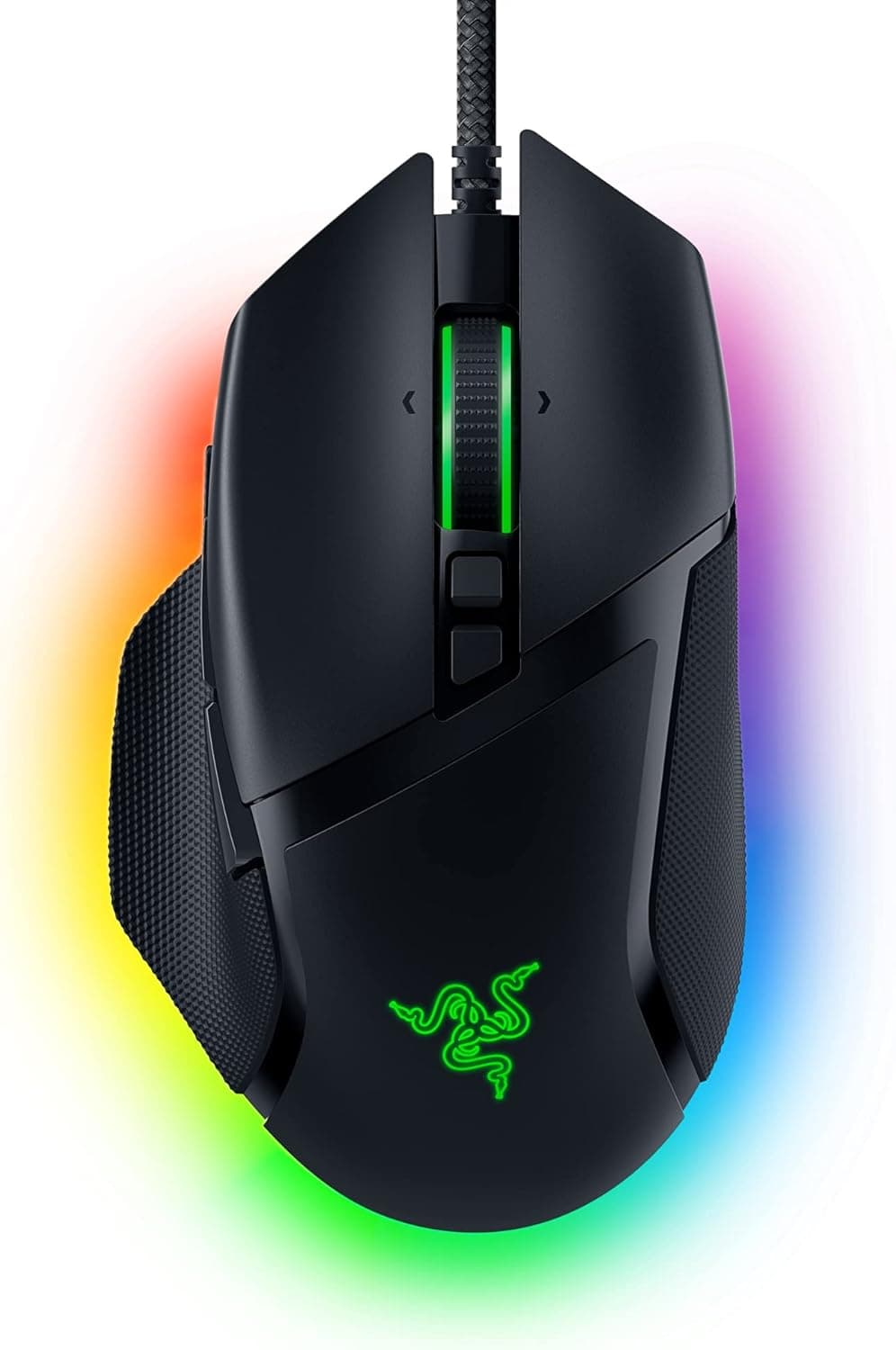 Razer Basilisk V3 カスタマイズ可能な人間工学的ゲーミングマウス:最速のゲーミングマウススイッチ - クロマRGB照明 - 26K DPI光学センサー - 11個のプログラム可能なボタン - ハイパースクロールチルトホイール - クラシックブラック