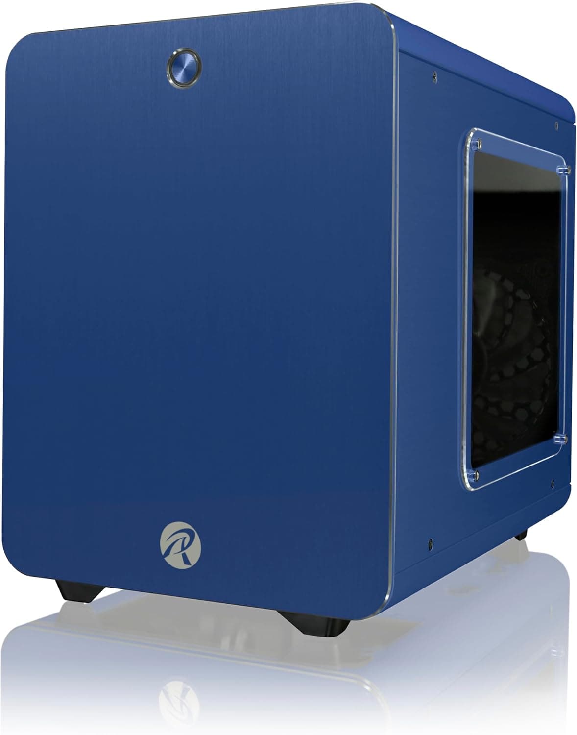 RAIJINTEK METIS PLUSシリーズ キューブ型アルミニウム製Mini-ITXケース 0R200058 (METIS PLUS BLUE)