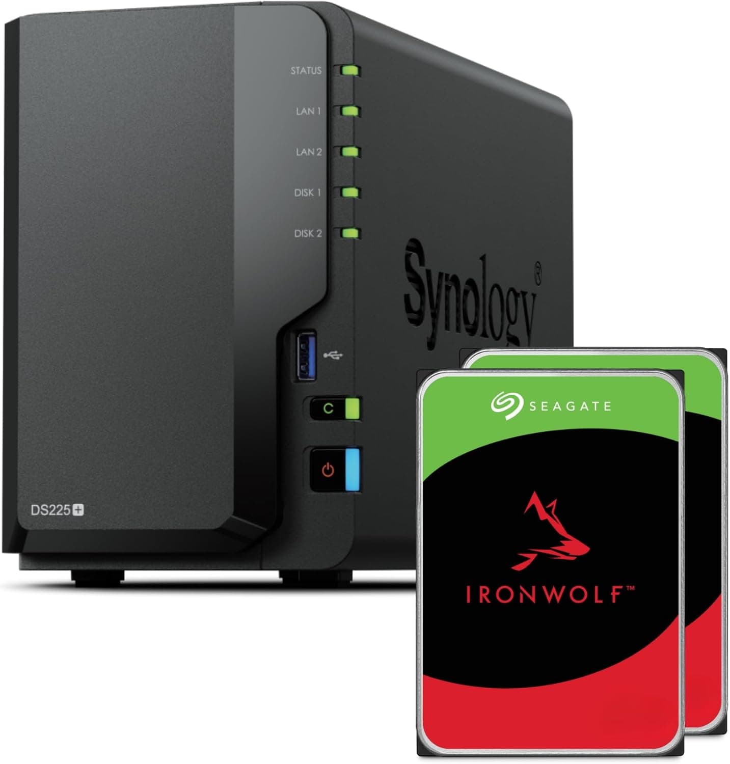 Synology DS225+ 2ベイ ディスクステーション NAS (Intel Celeron J4125 クアッドコア