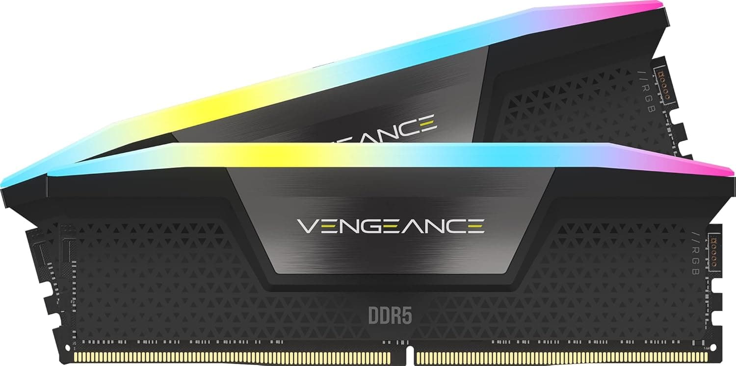 CORSAIR VENGEANCE RGB DDR5 32GB(16GB×2)最大 6000MHz対応 Intel RAM