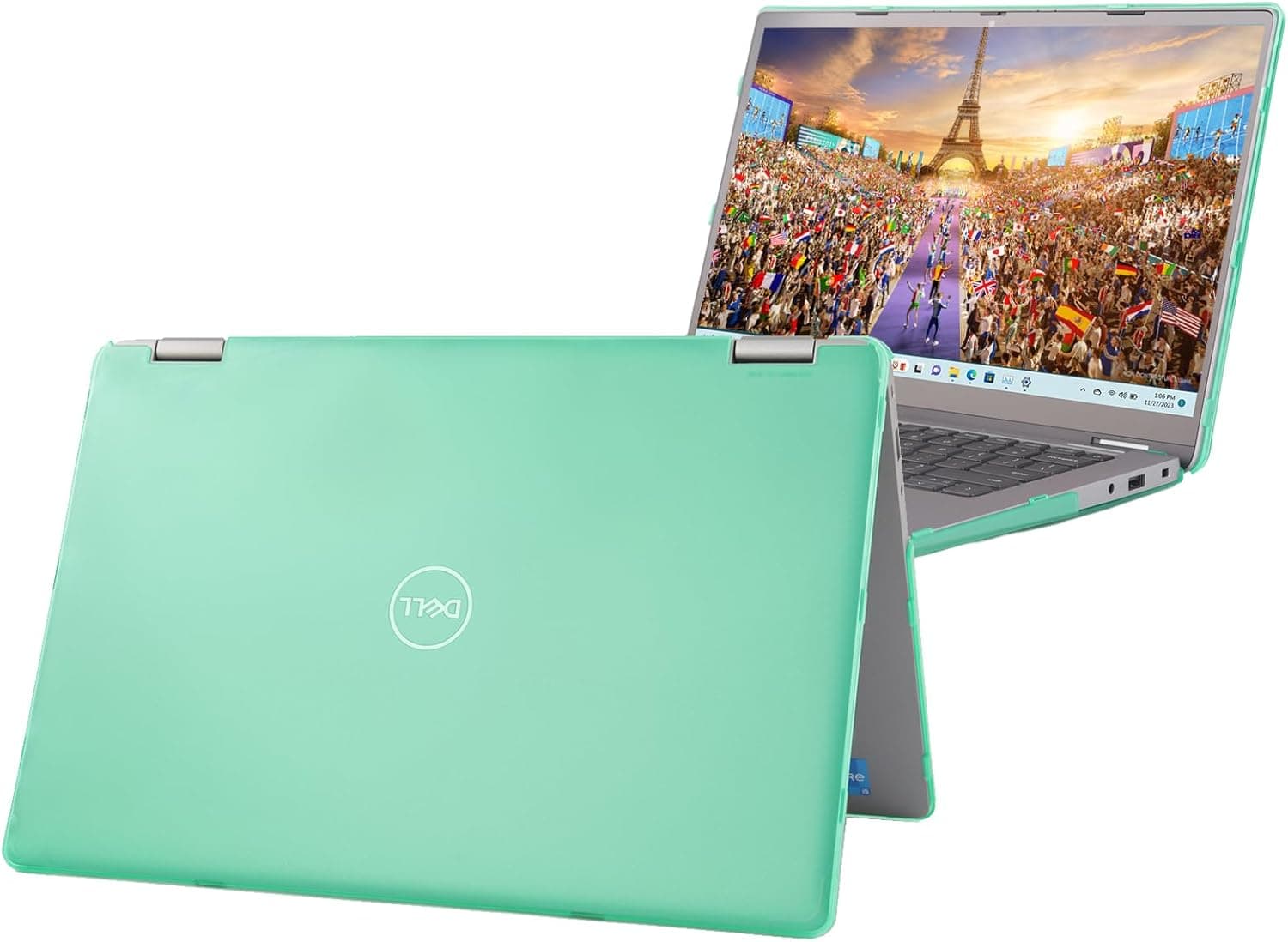 mCover ケース 2023-2024 13.3インチ Dell Latitude 3340シリーズノートパソコンまたは2-in-1 Windowsノートブックコンピュータのみに対応(他のDellモデルには適合しません) - グリーン