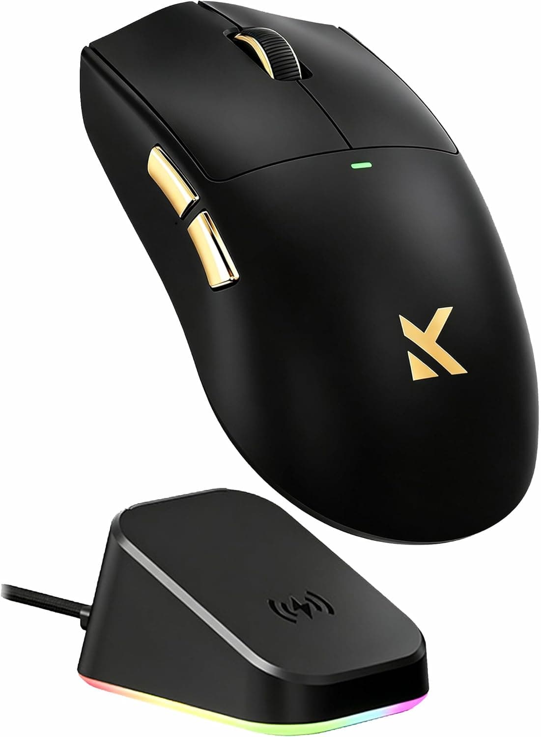 MCHOSE K7 Ultra ゲーミングマウス 59g 軽量 500mAh バッテリー PAW3950 42K センサー 2.4G