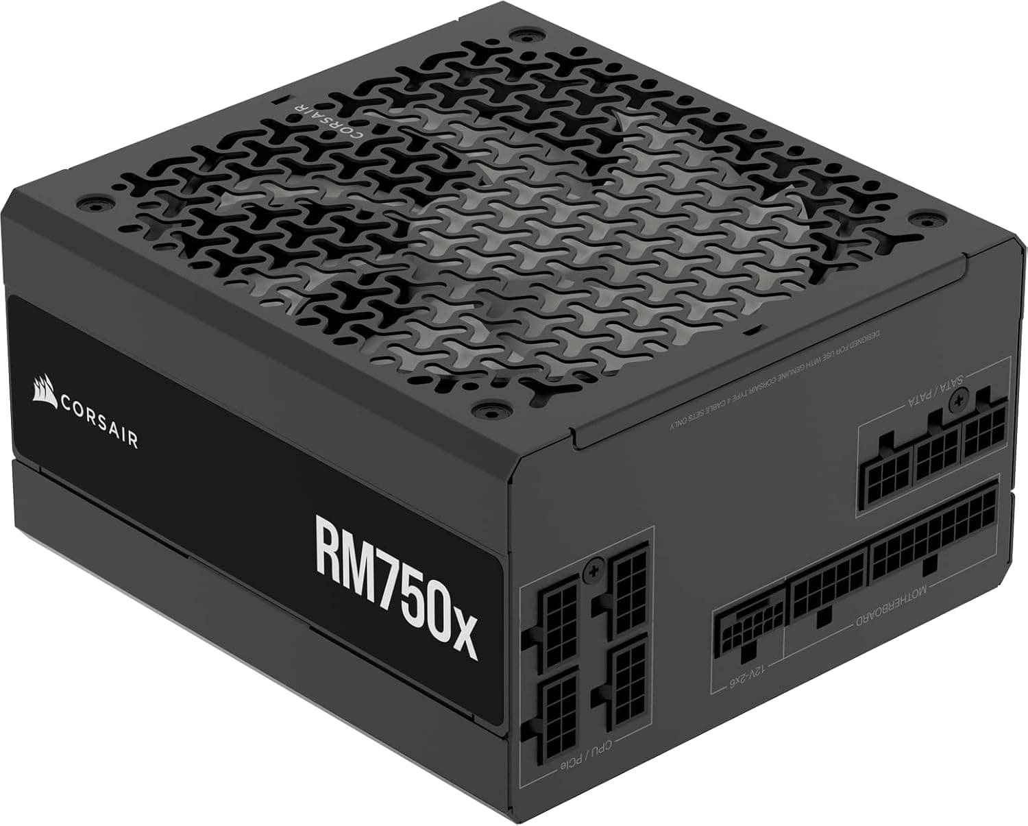 Corsair RM750x 完全モジュラー低ノイズATX電源 – ATX 3.1準拠 – PCIe 5.1サポート – Cybenetics Gold Efficiency – ネイティブ12V-2x6コネクタ – ブラック