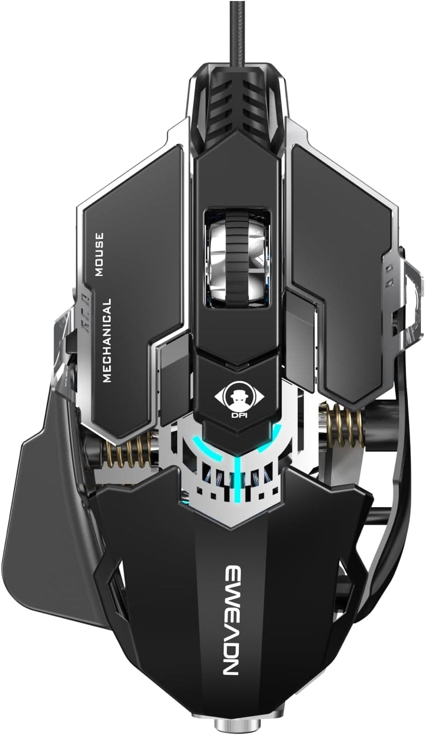 SEUNKWANG EWEADN G5 有線ゲーミングマウス 人間工学的RGBコンピューターマウス 12800調節可能なDPI