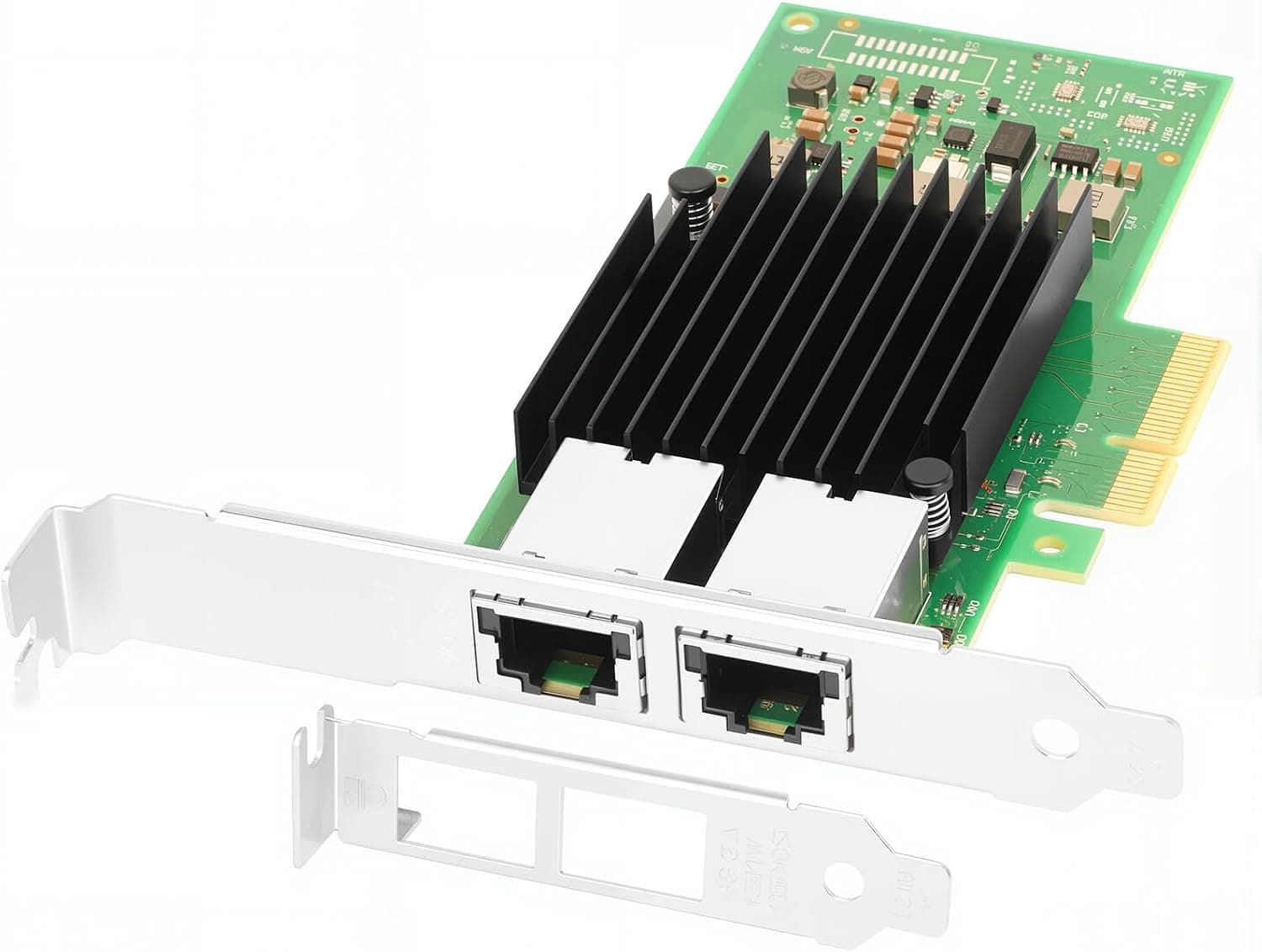 Euqvos PCIe 3.0 x4 サーバーアダプター Intel X550-T2 ELX550AT 10G 2*RJ45 NIC用