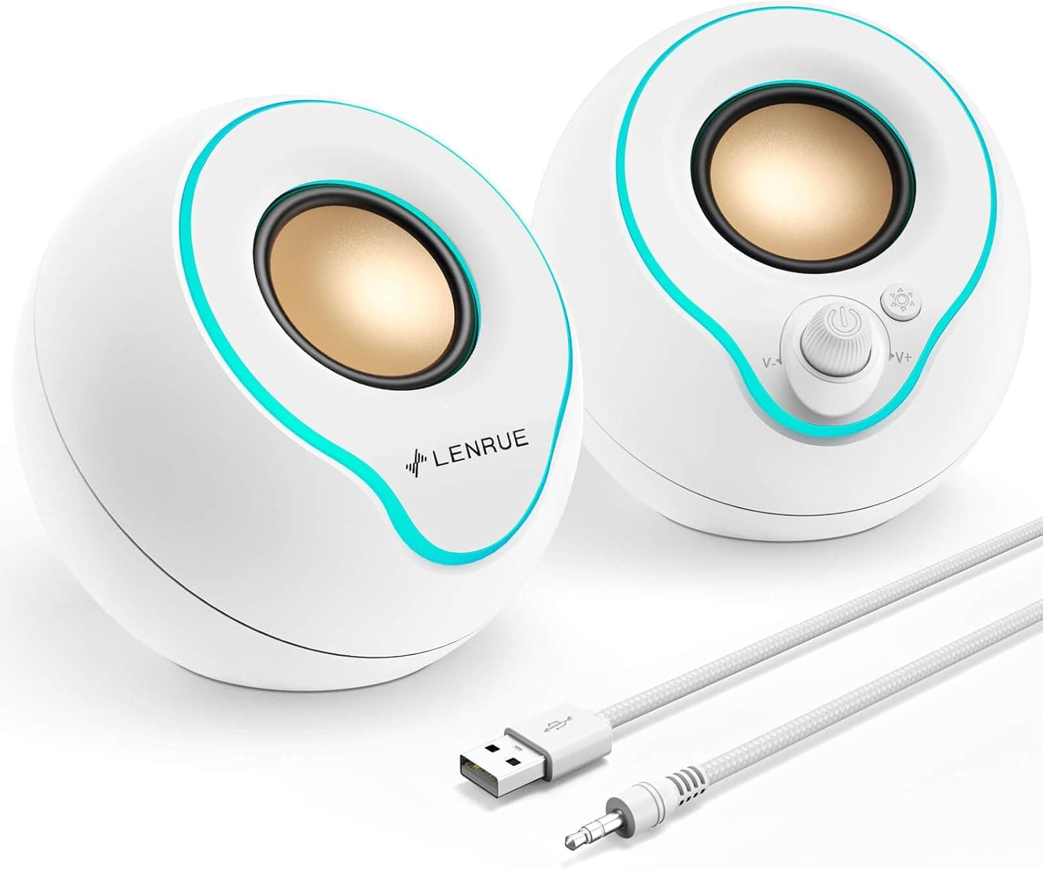 LENRUE コンピュータースピーカー