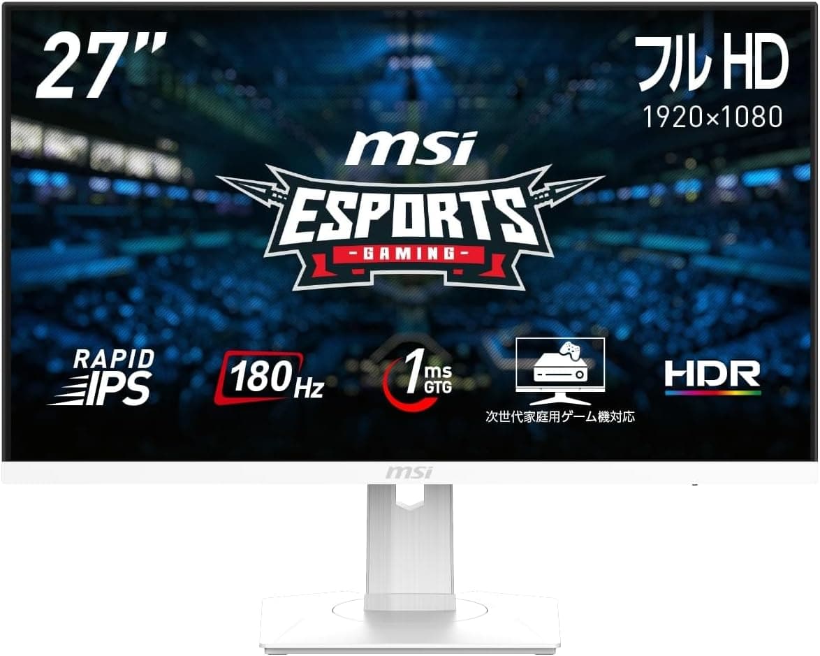 MSI ゲーミングモニター MAG 274PFW 27インチ