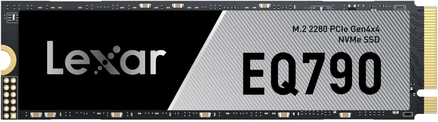 Lexar EQ790 SSD 1TB M.2 2280 PCIe Gen4x4 NVMe 1.4 内蔵ソリッドステートドライブ 最大7