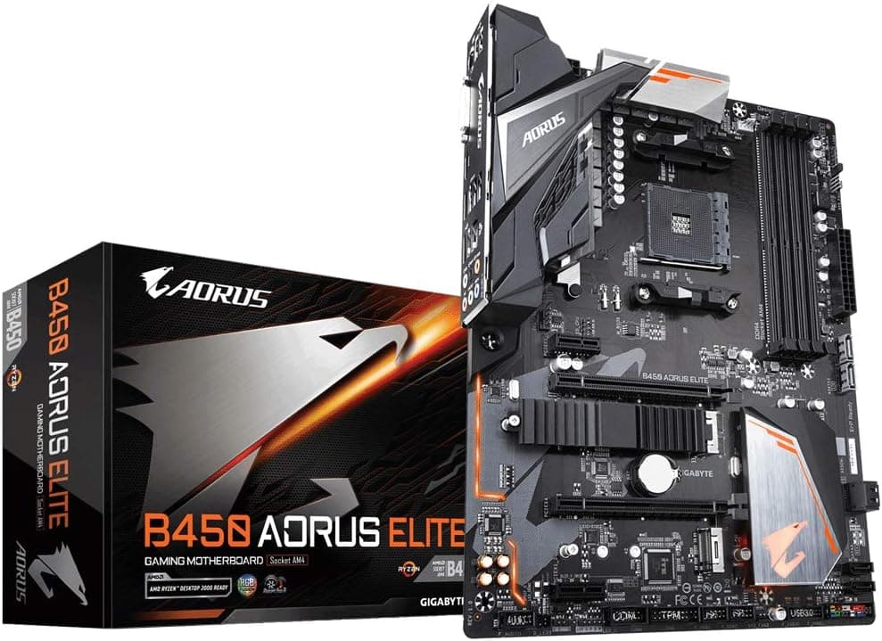 Gigabyte B450 Aorus Elite Motherboard AMD B450 - Ryzen