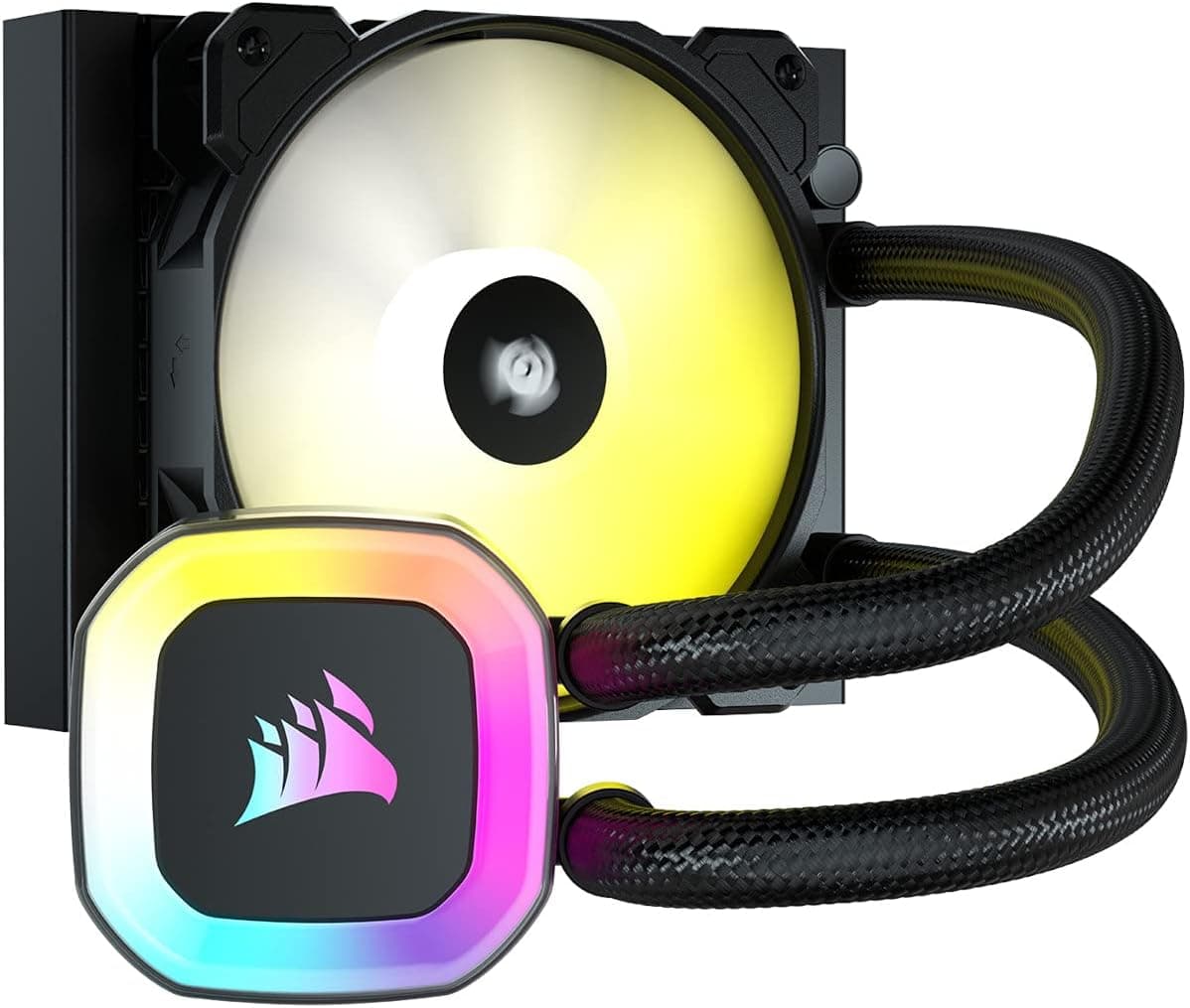 CORSAIR H55 RGB液体CPUクーラー - 120mm AIO - SP120 RGB ELITEファン - Intel LGA 1200