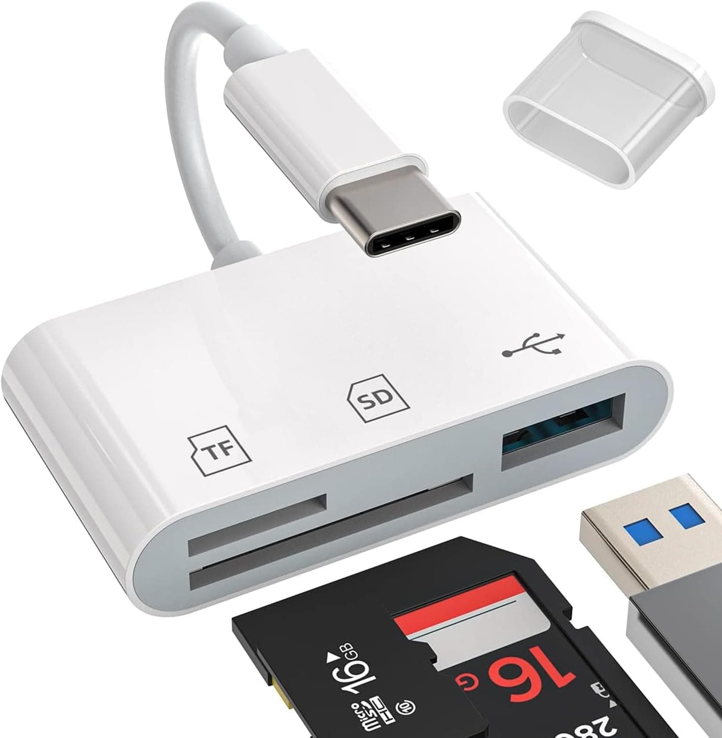 sdカード タイプc リーダー タイプc USB3.0 OTG機能 3in1 USB
