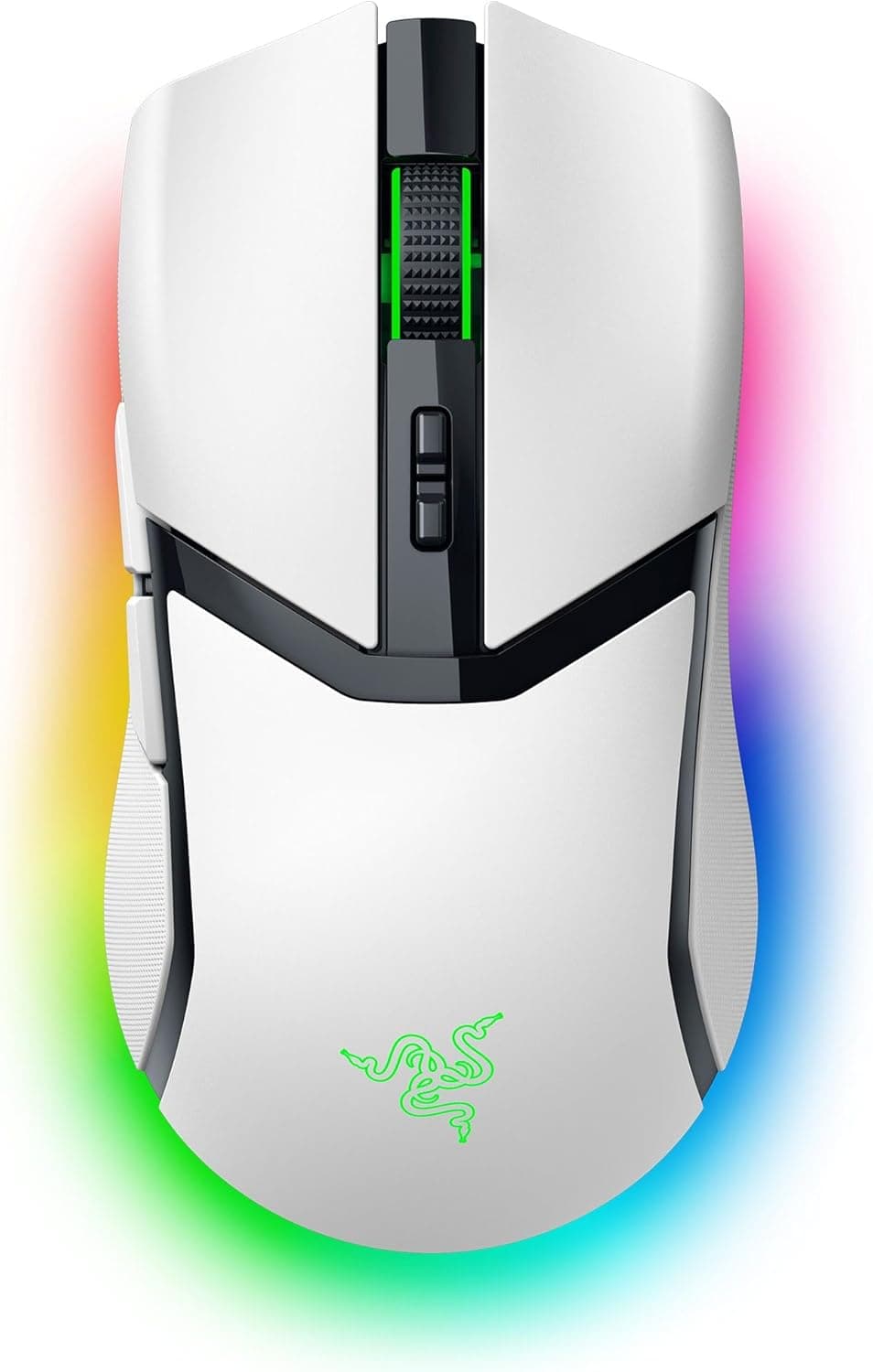 Razer レイザー Cobra Pro (White Edition) 没入感を高めるアンダーグローライティング搭載&つかみ持ち