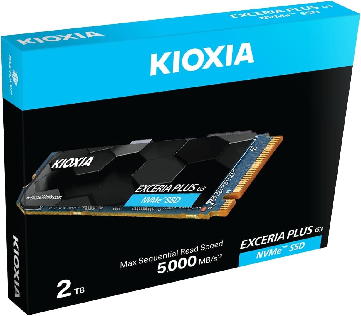 KIOXIA EXCERIA 2TB plus G3 NVMe™ SSD